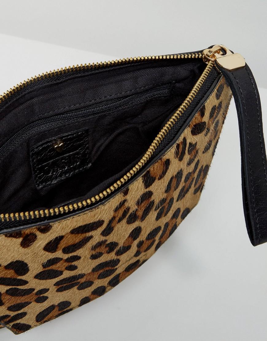 oasis leopard print bag