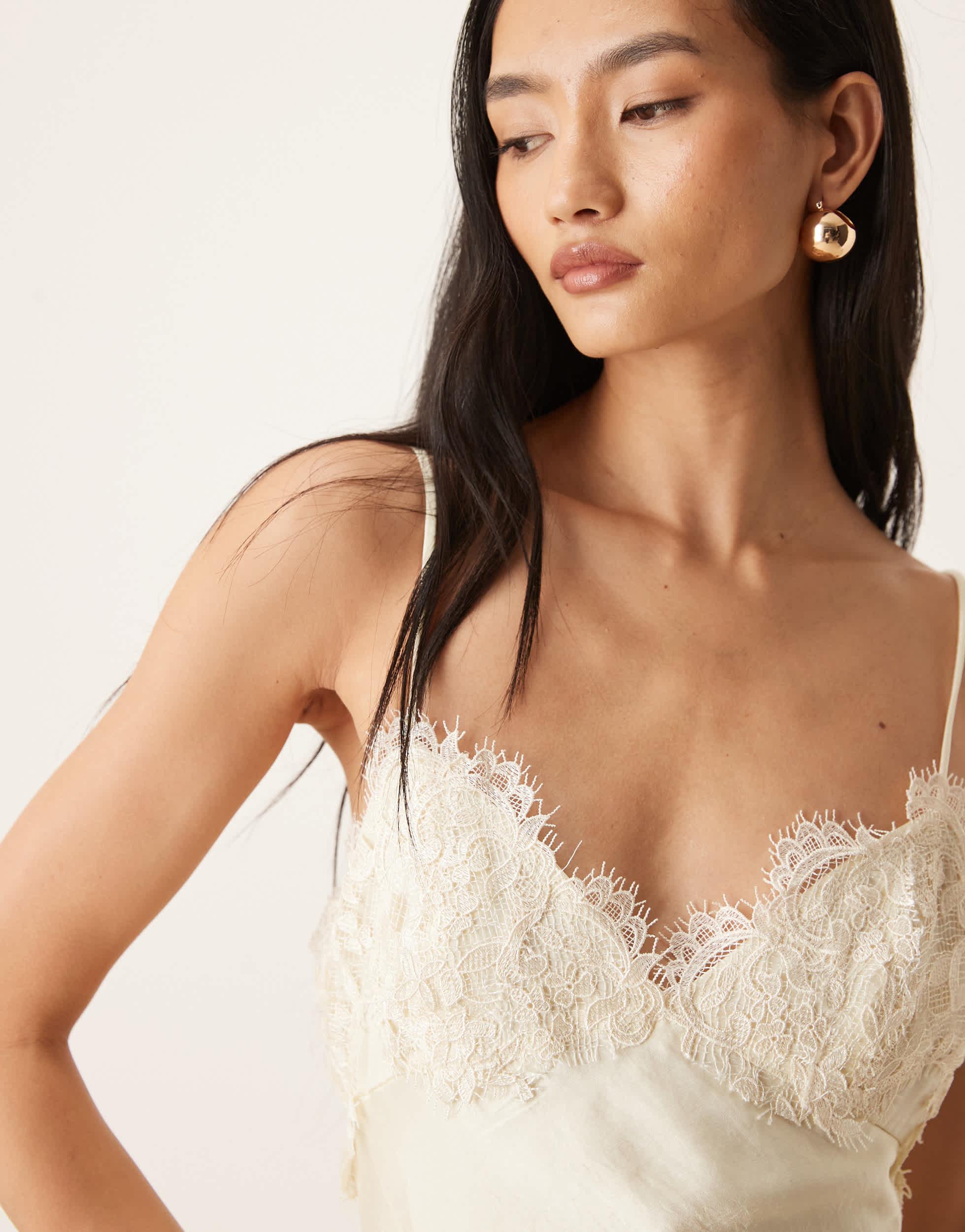 black dress lace shoulders Justine Black Lace Dress