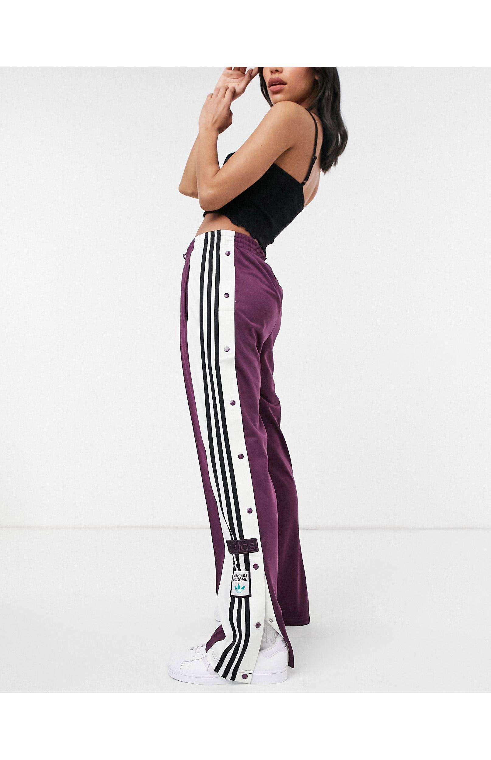 adidas Originals X Girls Are Awesome - Broek Met Wijde Pijpen in het Paars  - Lyst