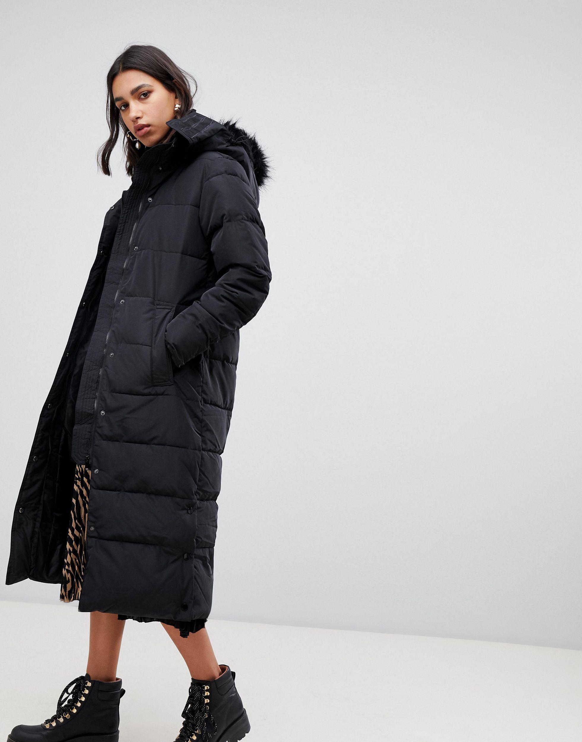 warehouse black coat