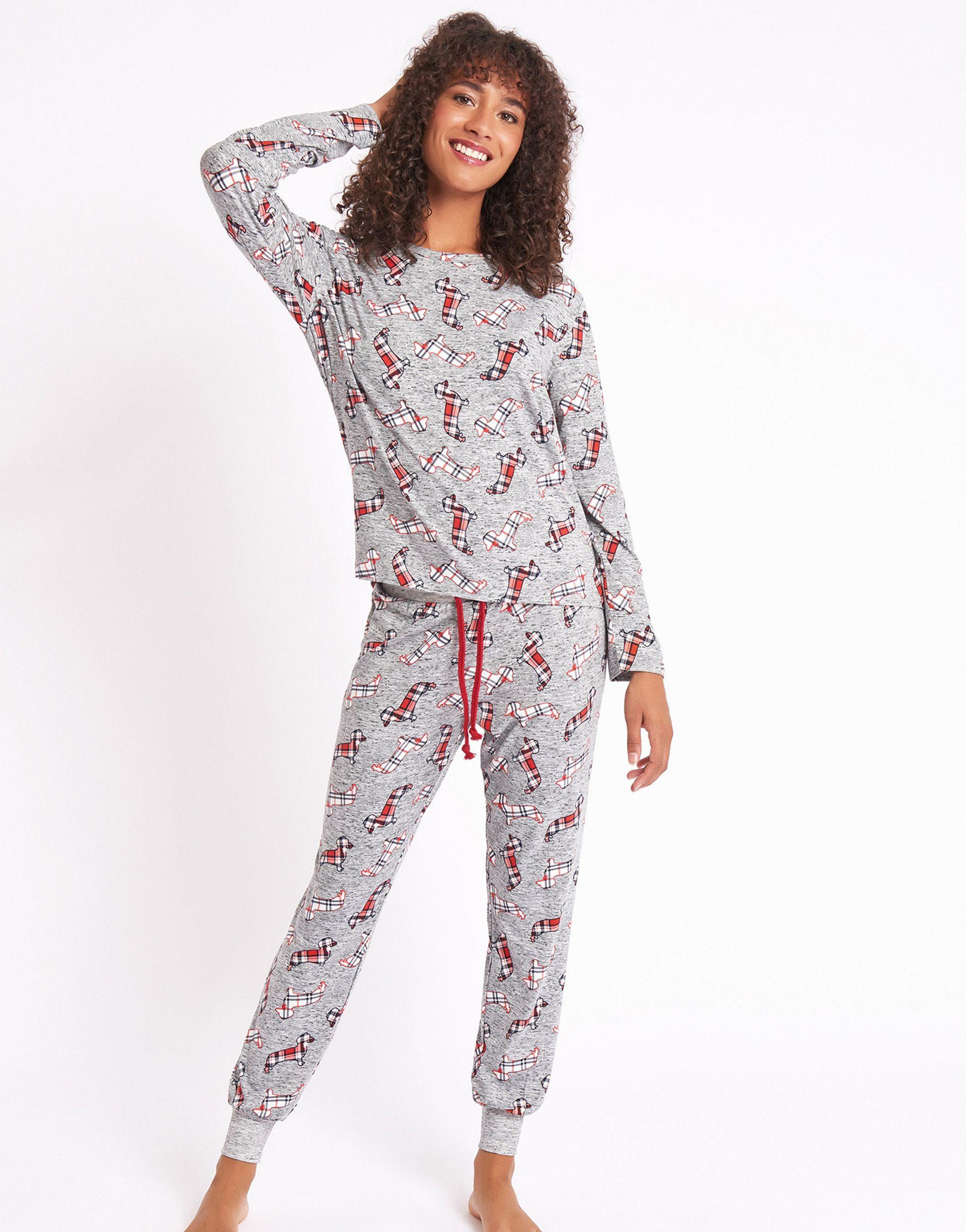 dachshund print pyjamas