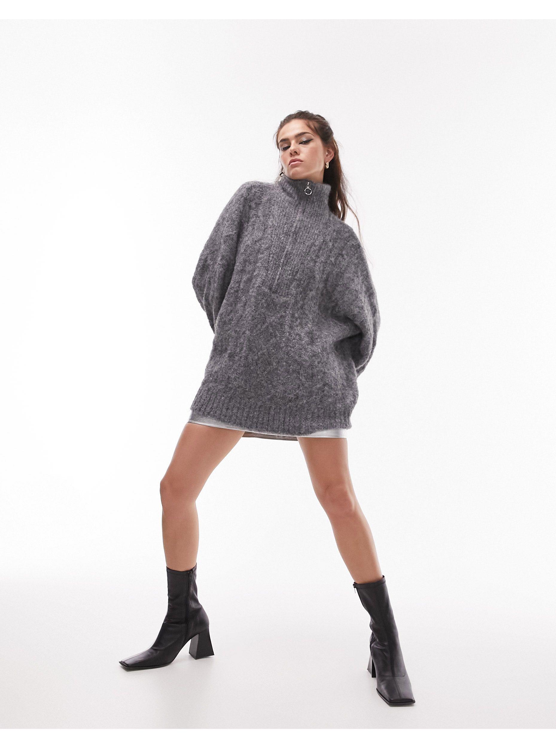 Zip up 2024 fluffy jumper