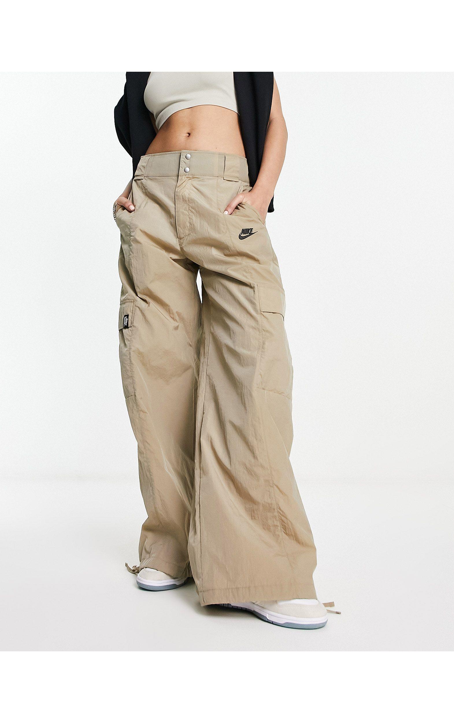 Women's Nike Sportswear High-Waisted Wide Leg Ribbed Jersey Pants