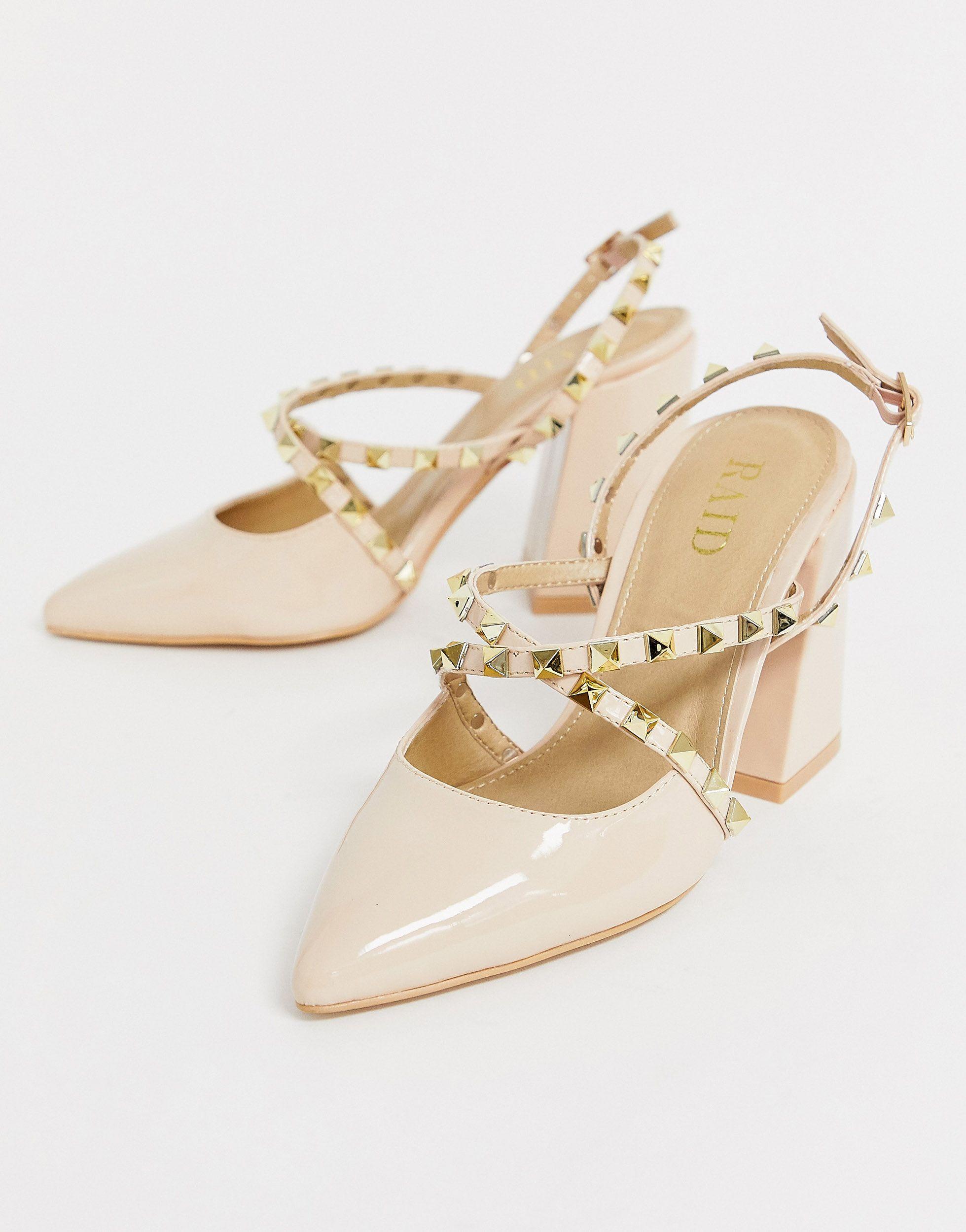 wide fit blush shoes