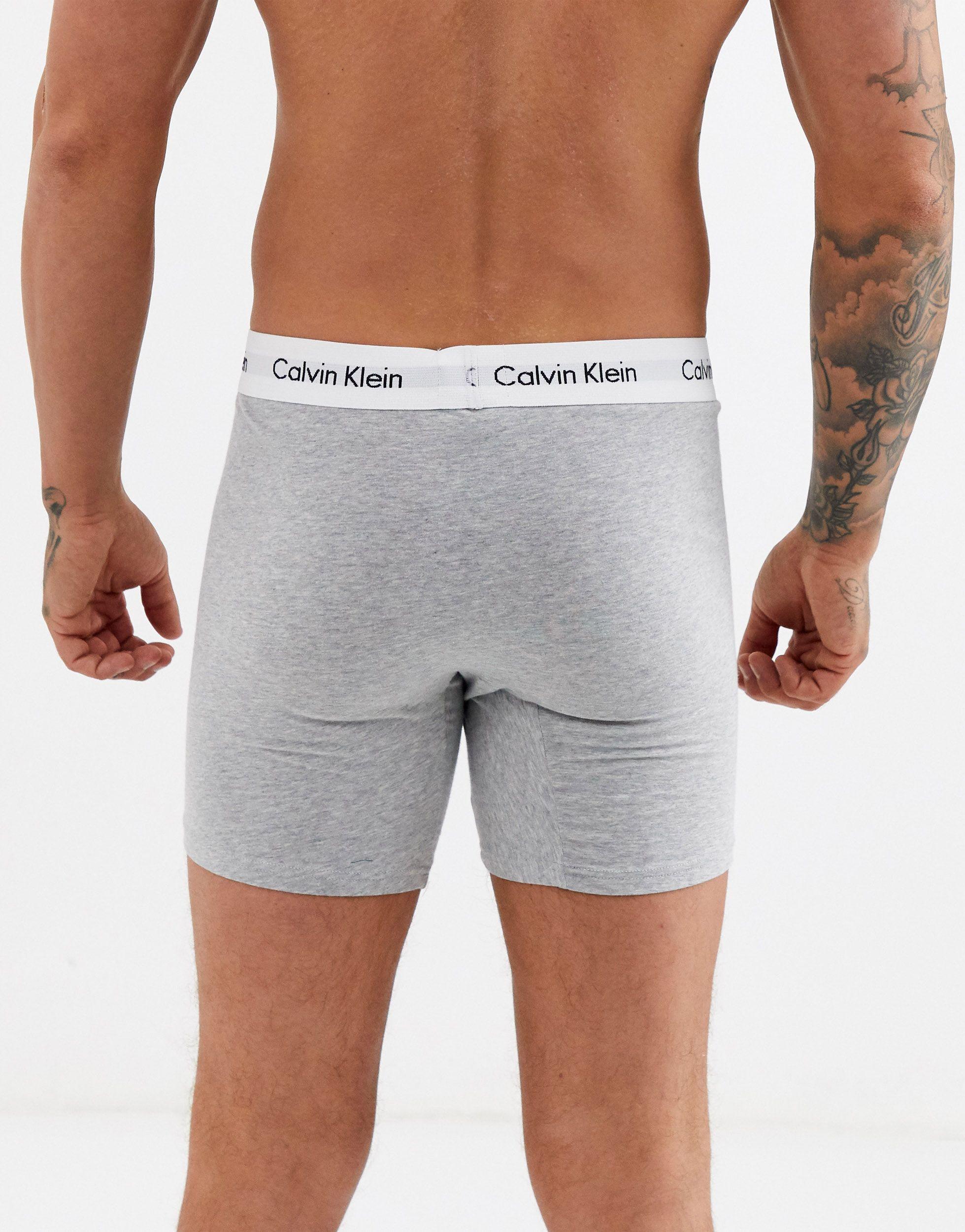 Lot de 3 Boxers Longs Cotton Stretch Calvin Klein pour homme en coloris  Blanc - 8 % de réduction - Lyst