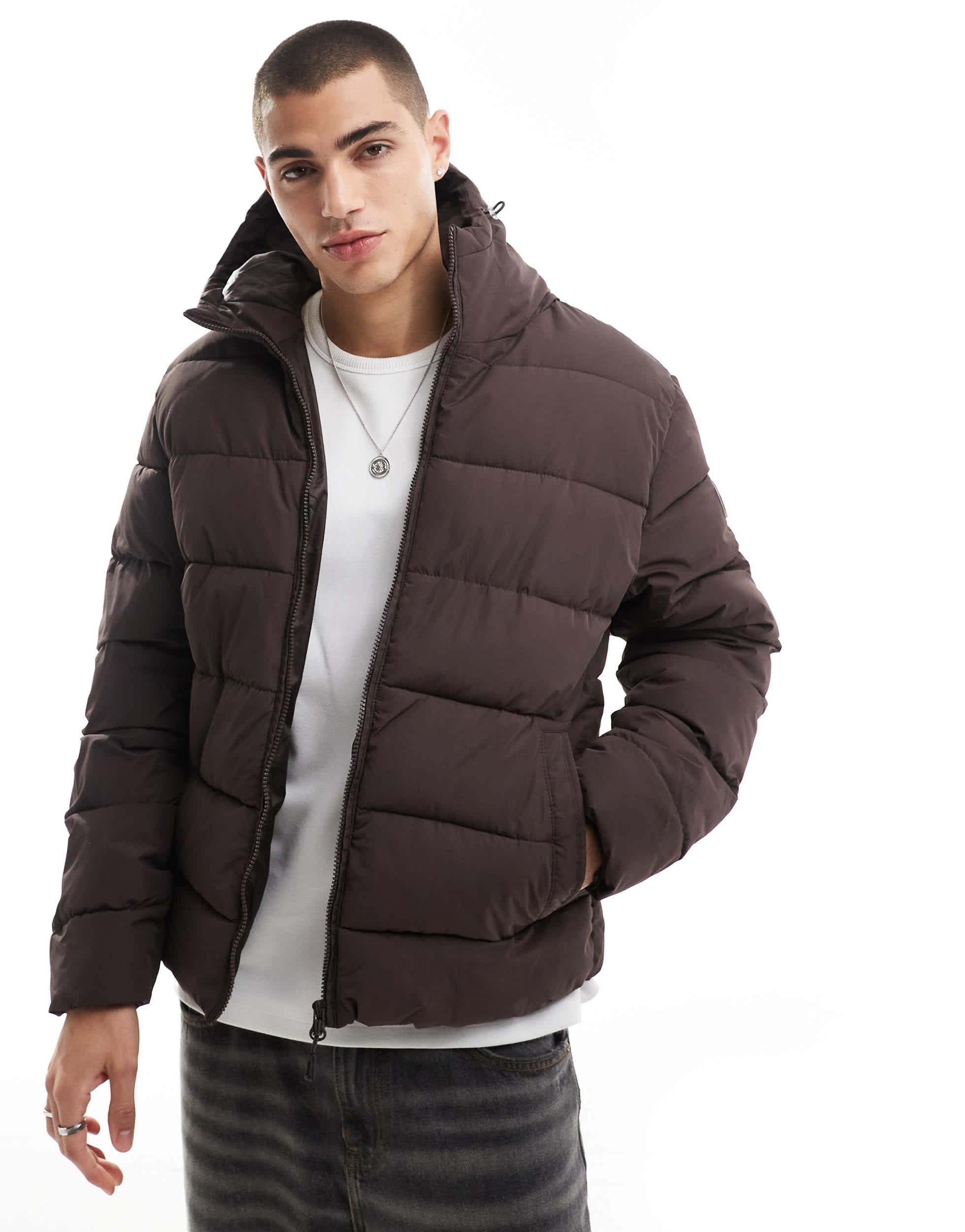 Doudoune rouge pull and bear hotsell