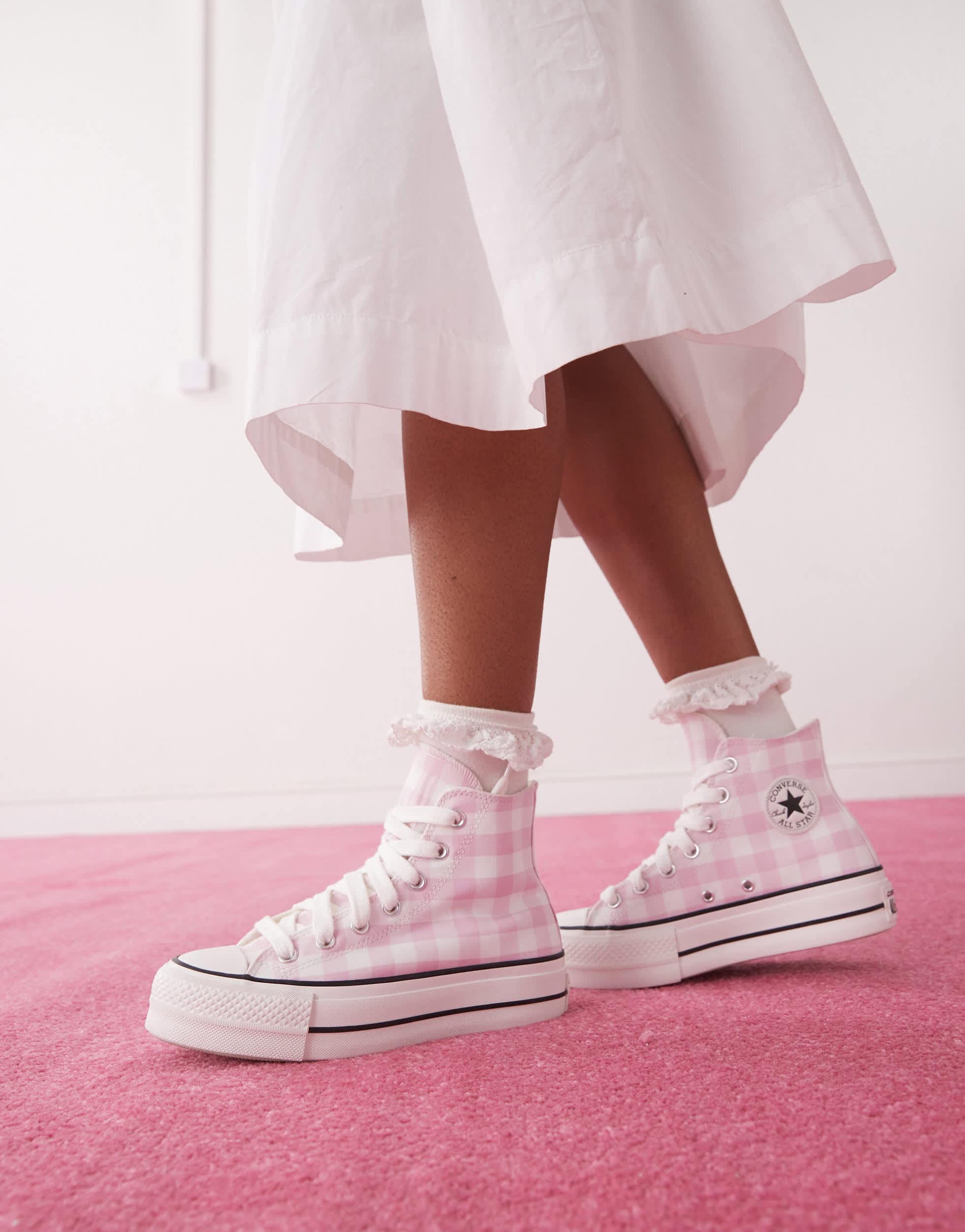 Converse Chuck Taylor All Star Lift Sneakers in Pink Lyst