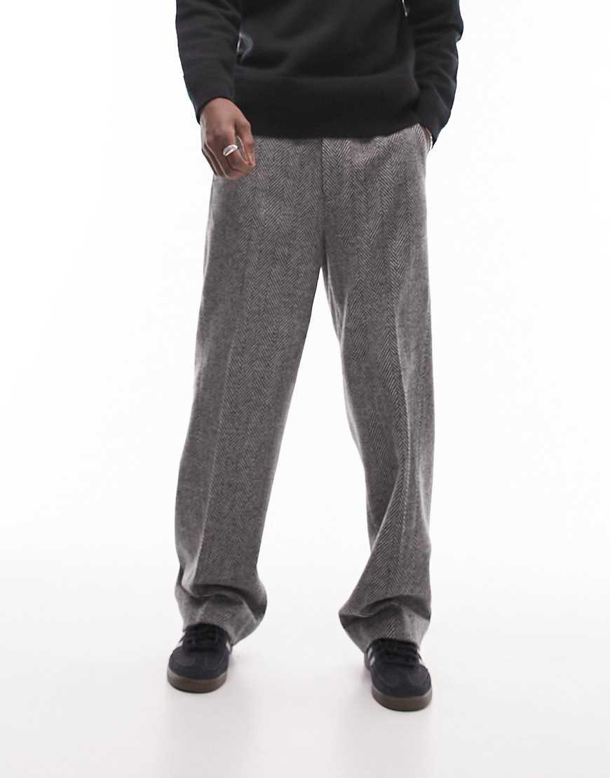 Topman herringbone joggers deals