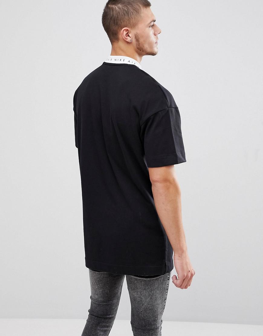 nike t shirt neck taping