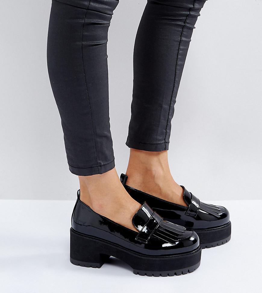 wide fit chunky loafers