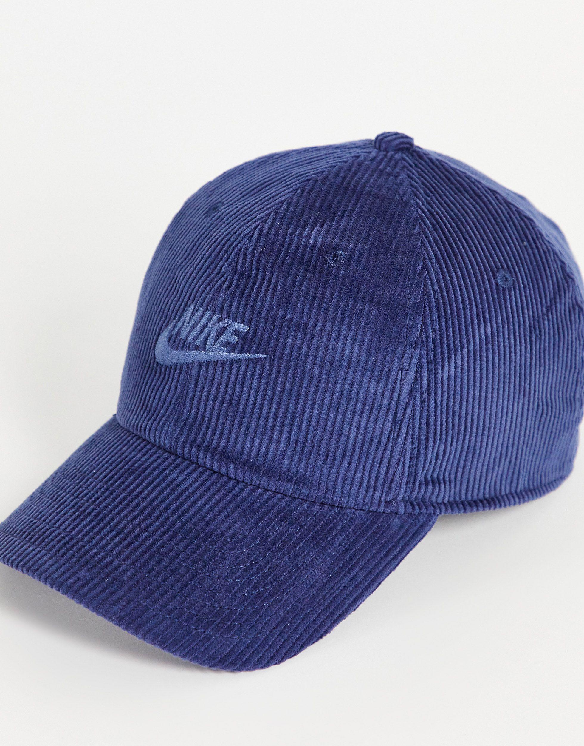H86 futura - casquette en velours côtelé - bleu Nike pour homme en coloris  Bleu | Lyst