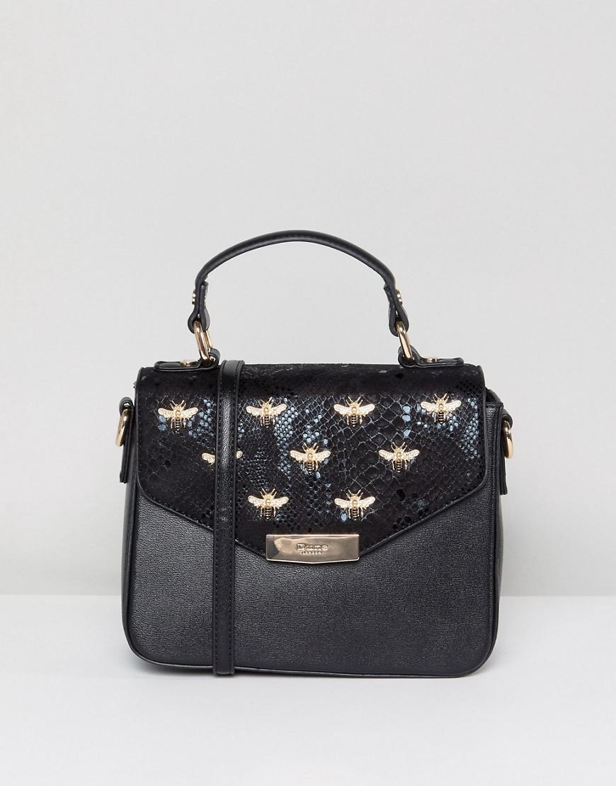 Dune Studded Bee Tote Bag in Black | Lyst UK