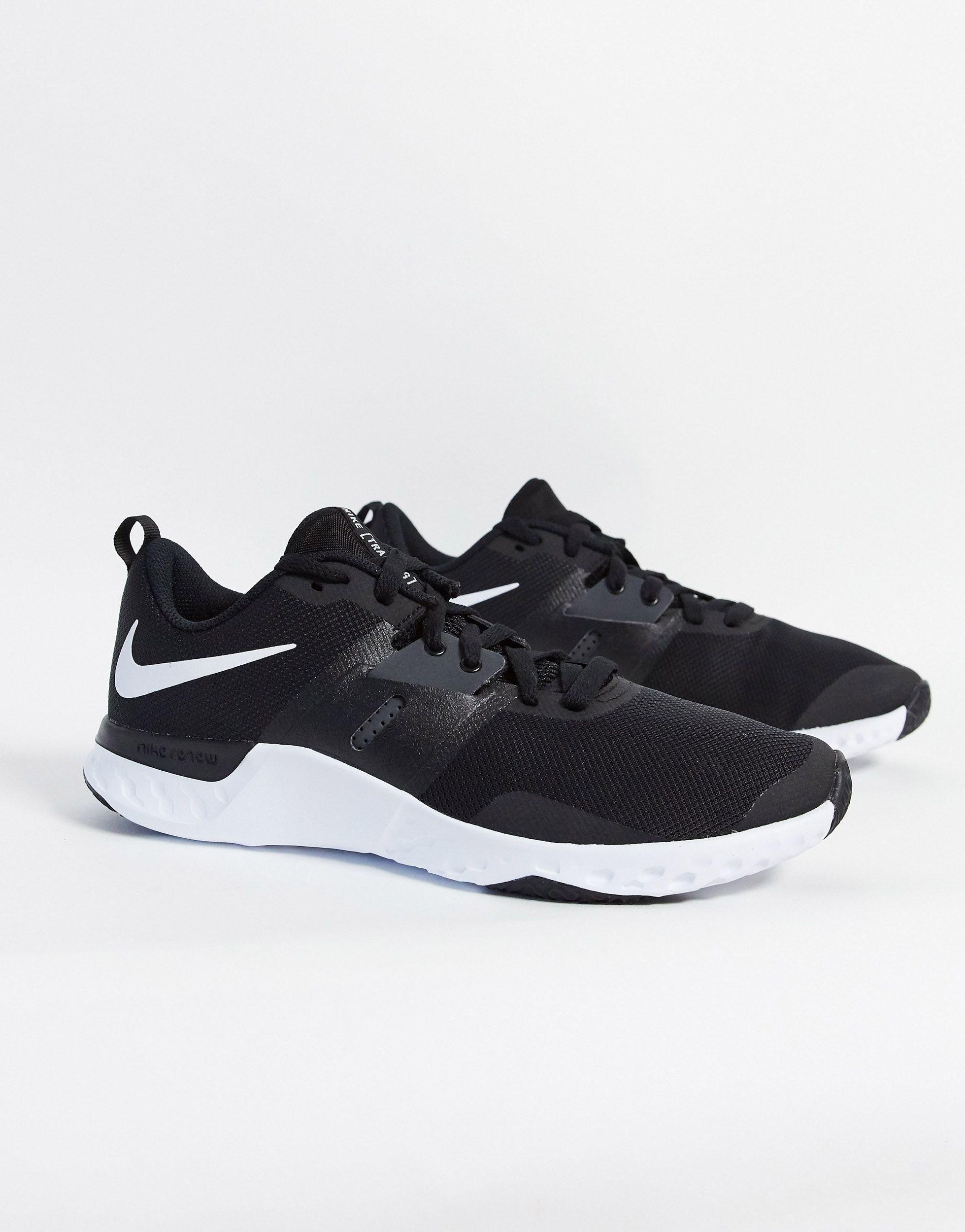 Nike Lace Renew Retaliation Tr 2 Training Shoes in Black/White (Black) for  Men - Lyst