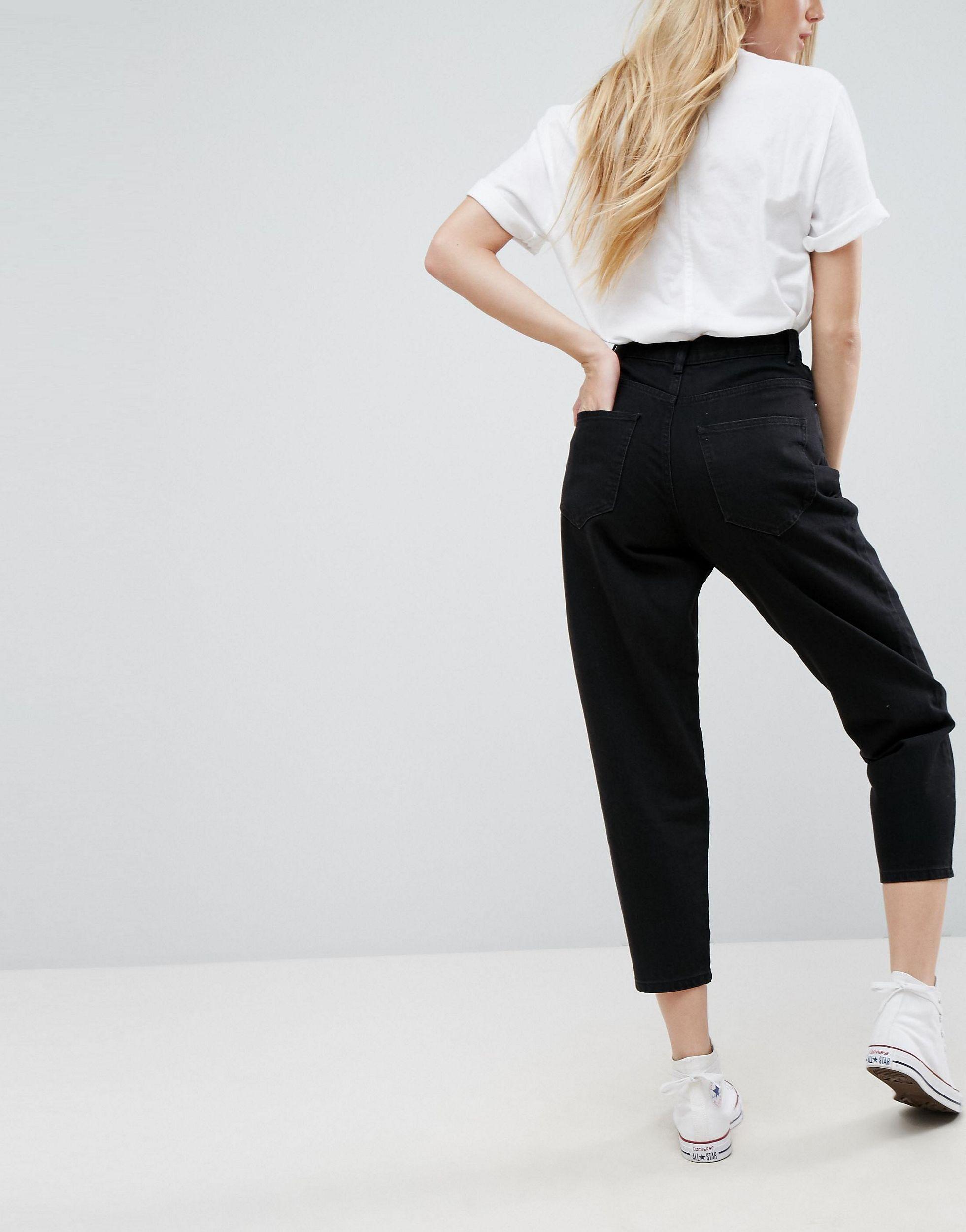 ASOS Denim Balloon Leg Jeans in Blue 