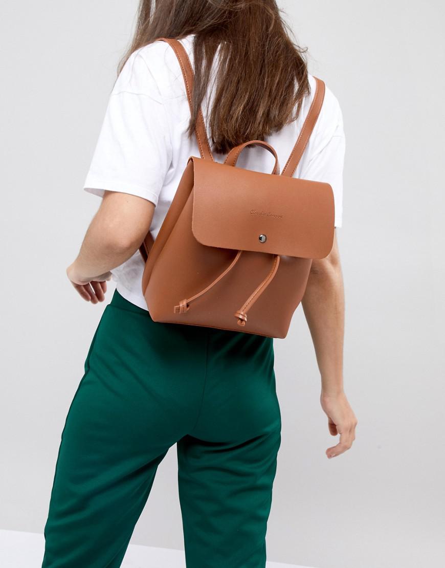 claudia canova unlined foldover backpack