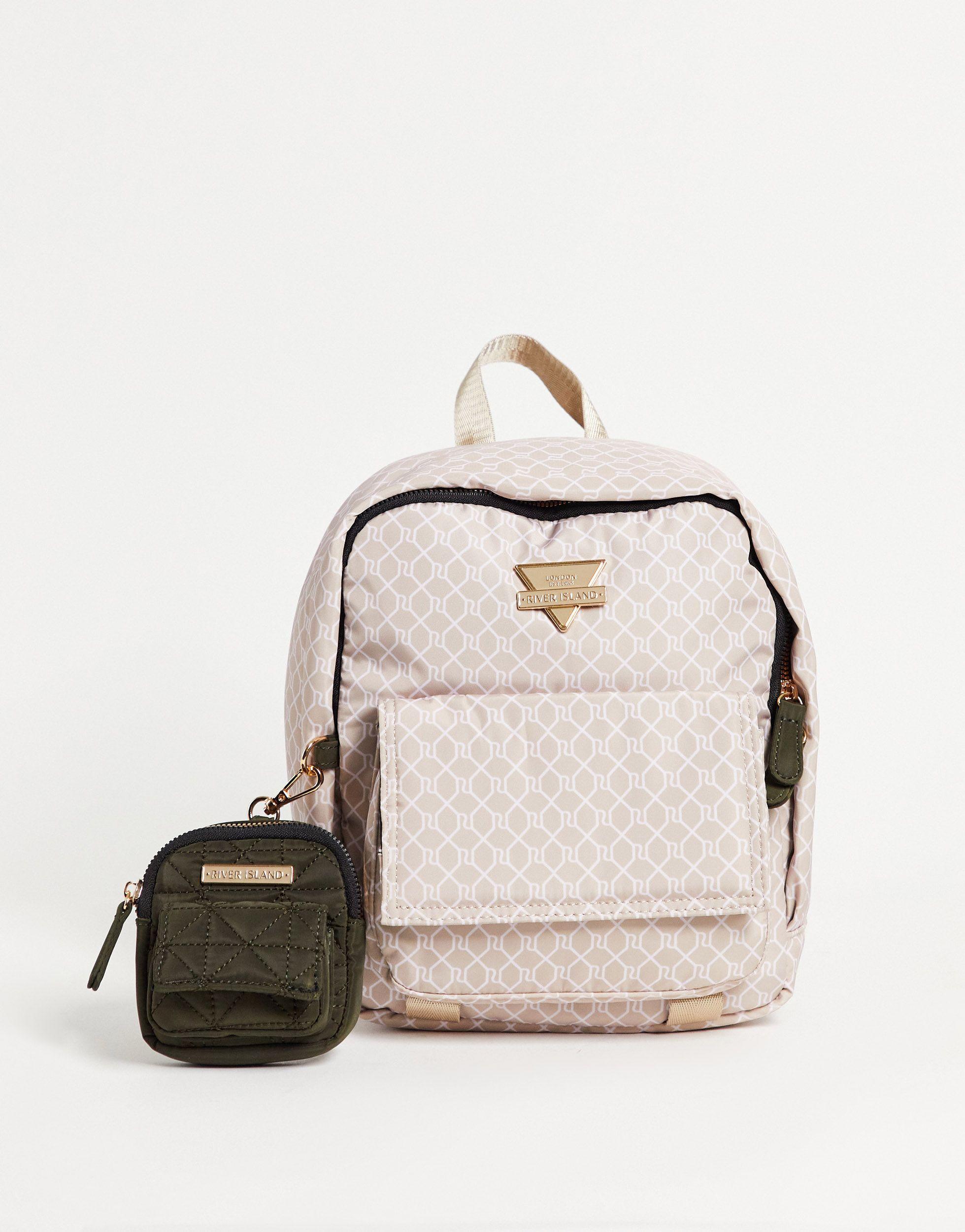 river island backpacks for school