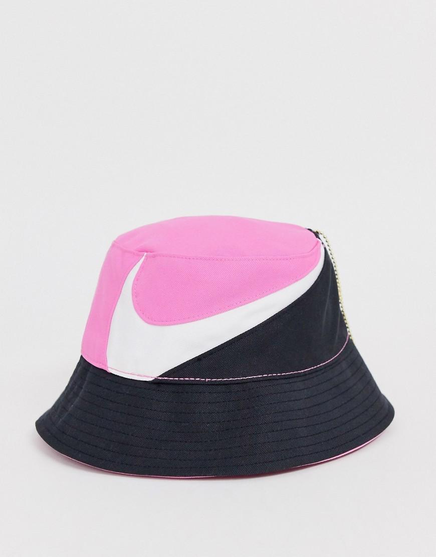 Sombrero de pescador en rosa y negro con logo Nike de color Rosa | Lyst