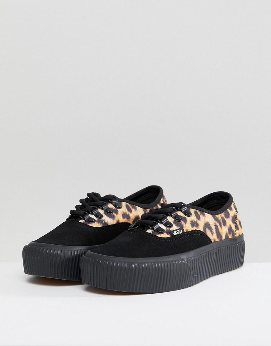 vans plateforme leopard