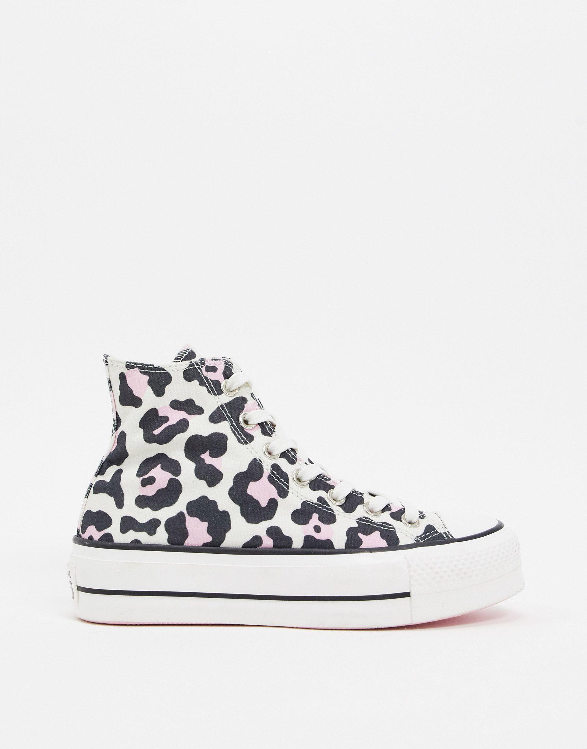 pink leopard converse womens
