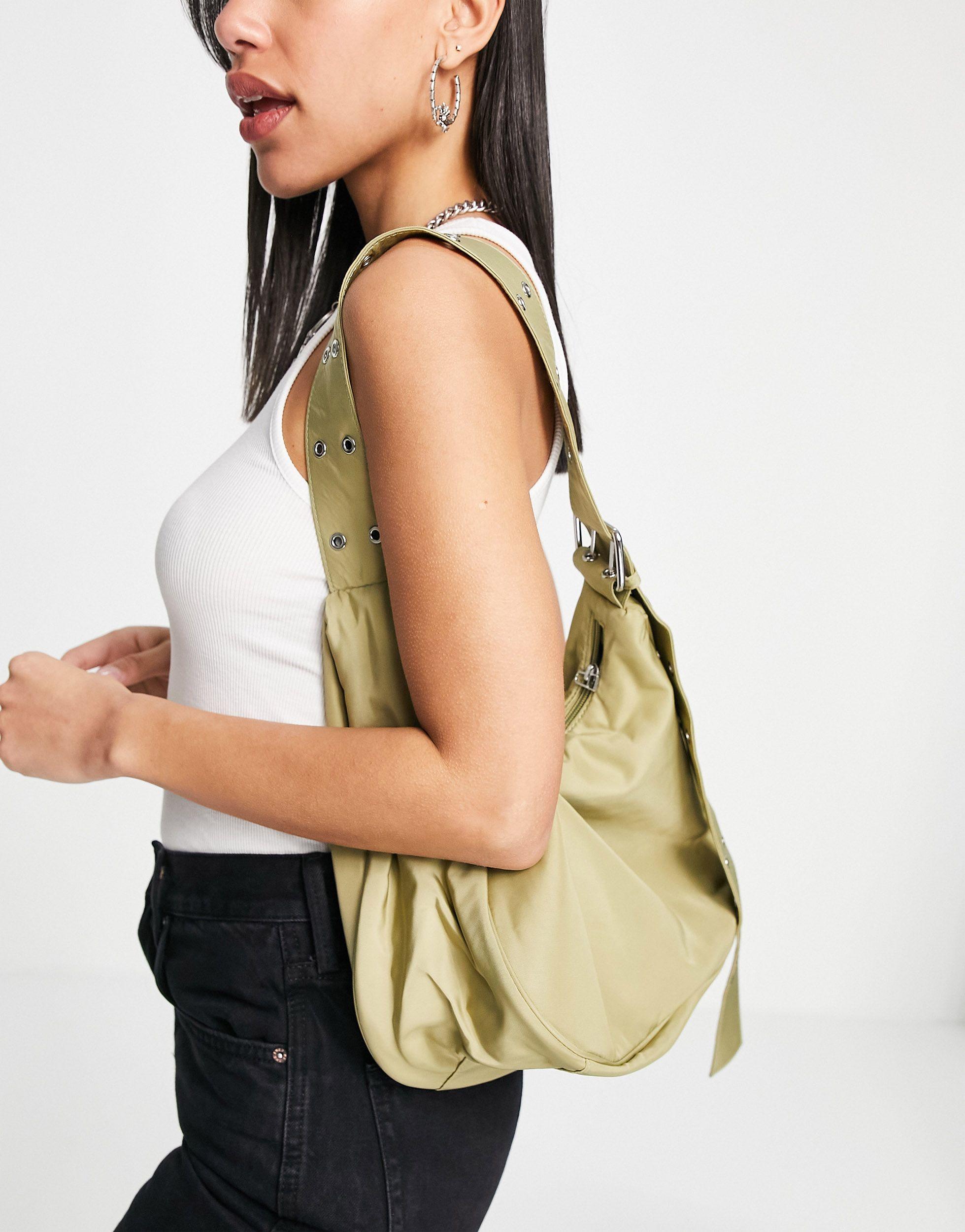 Weekday Cosmo Shoulder Bag in Green | Lyst