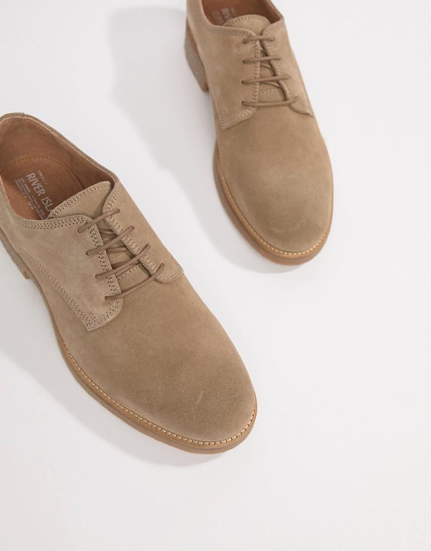 river island suede brogues