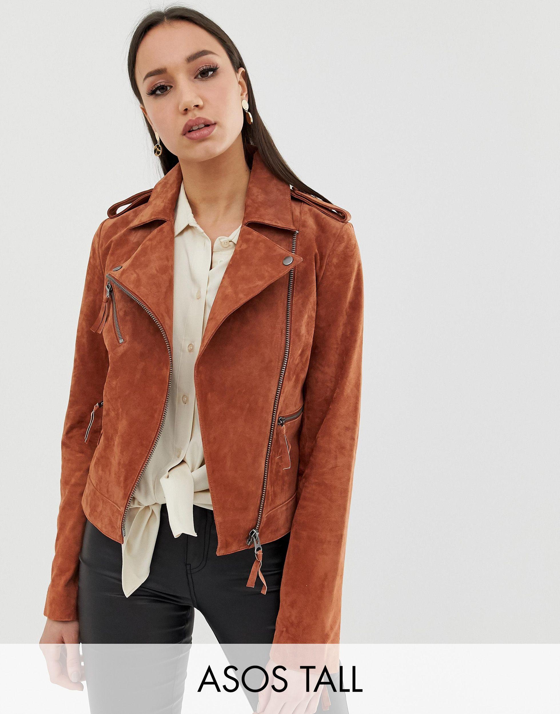 tall suede jacket