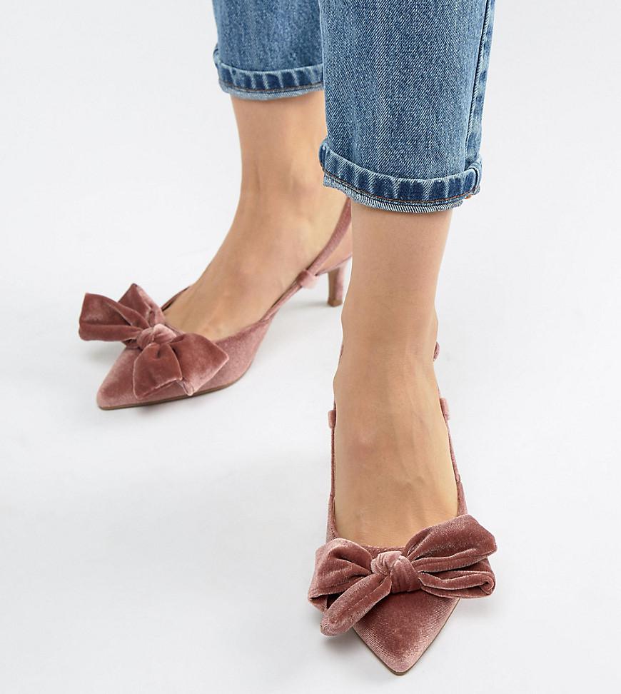 Wide fit cheap fluffy heels