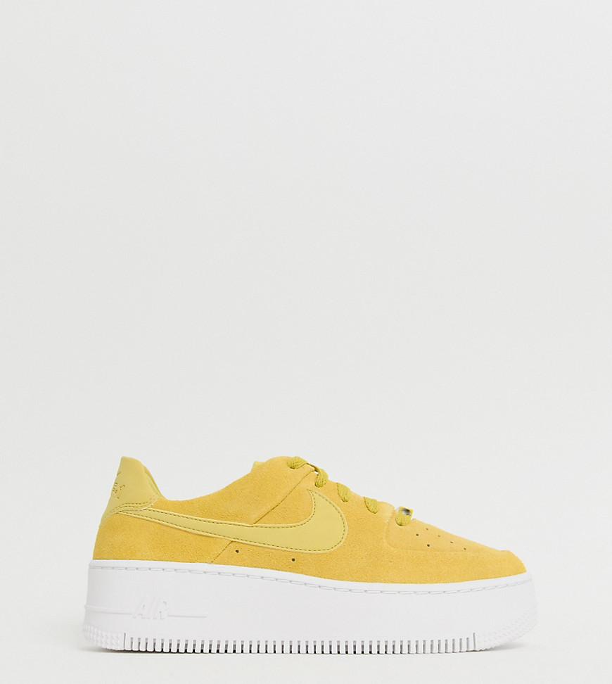 nike air force sage low yellow