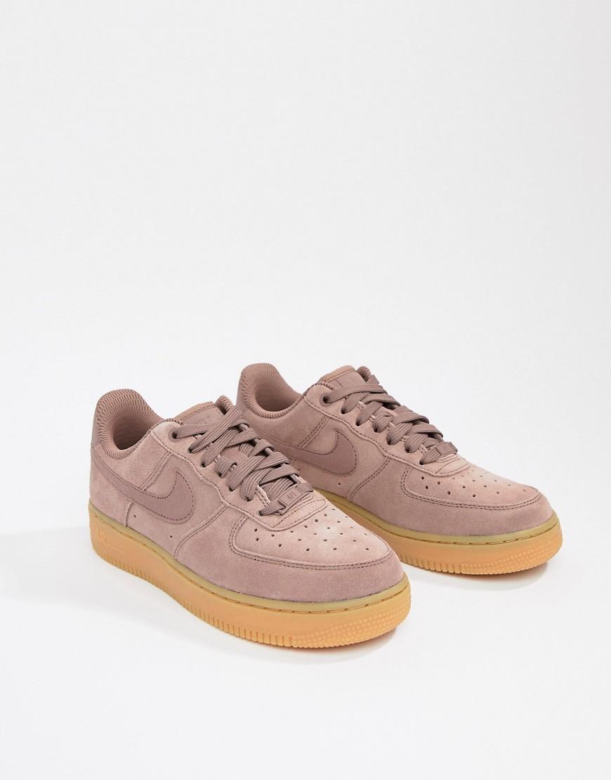 Score Vluchtig Gang Nike Mauve Air Force 1 - Sneakers Met Rubberen Zool in het Paars | Lyst NL