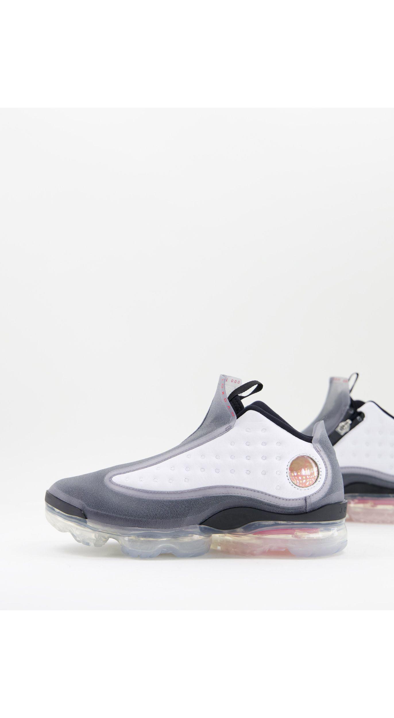 Nike Rubber Air Jordan - Halfhoge Sneakers in het Zwart - Lyst