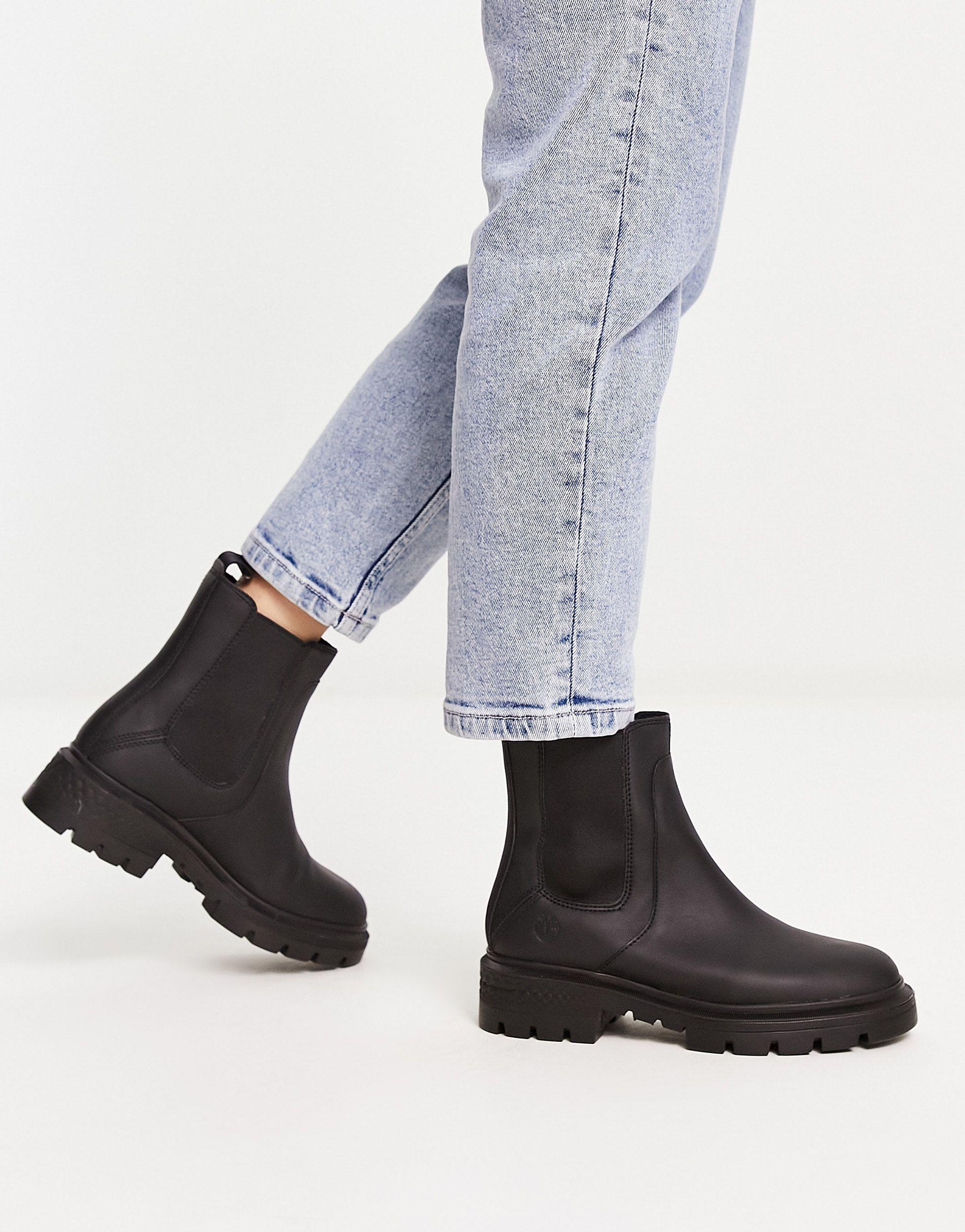 lige produktion Pub Timberland Cortina Valley Chelsea Boots in Black | Lyst