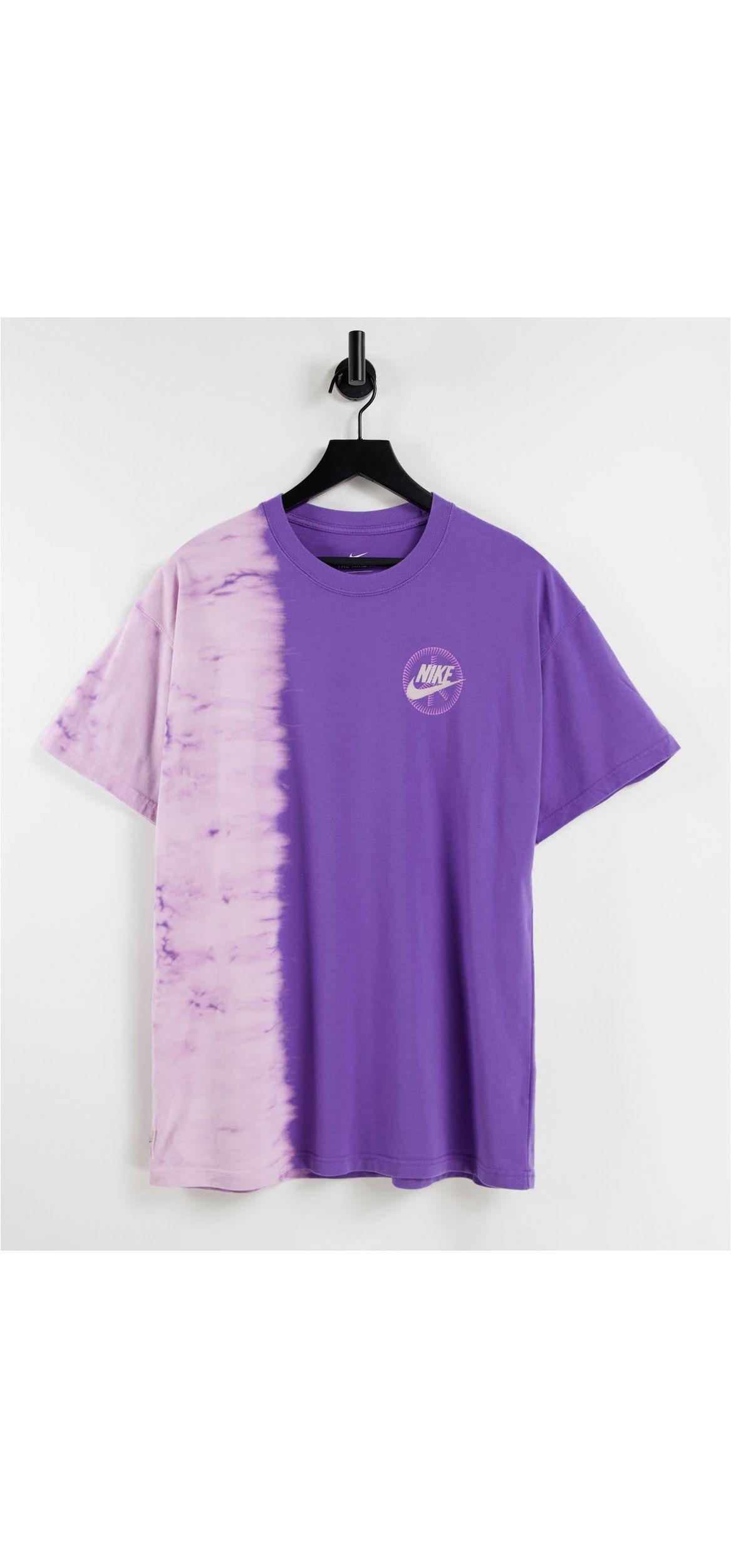 reducir financiero abolir Nike Unity Swoosh Ombre Acid Wash T-shirt in Purple for Men | Lyst