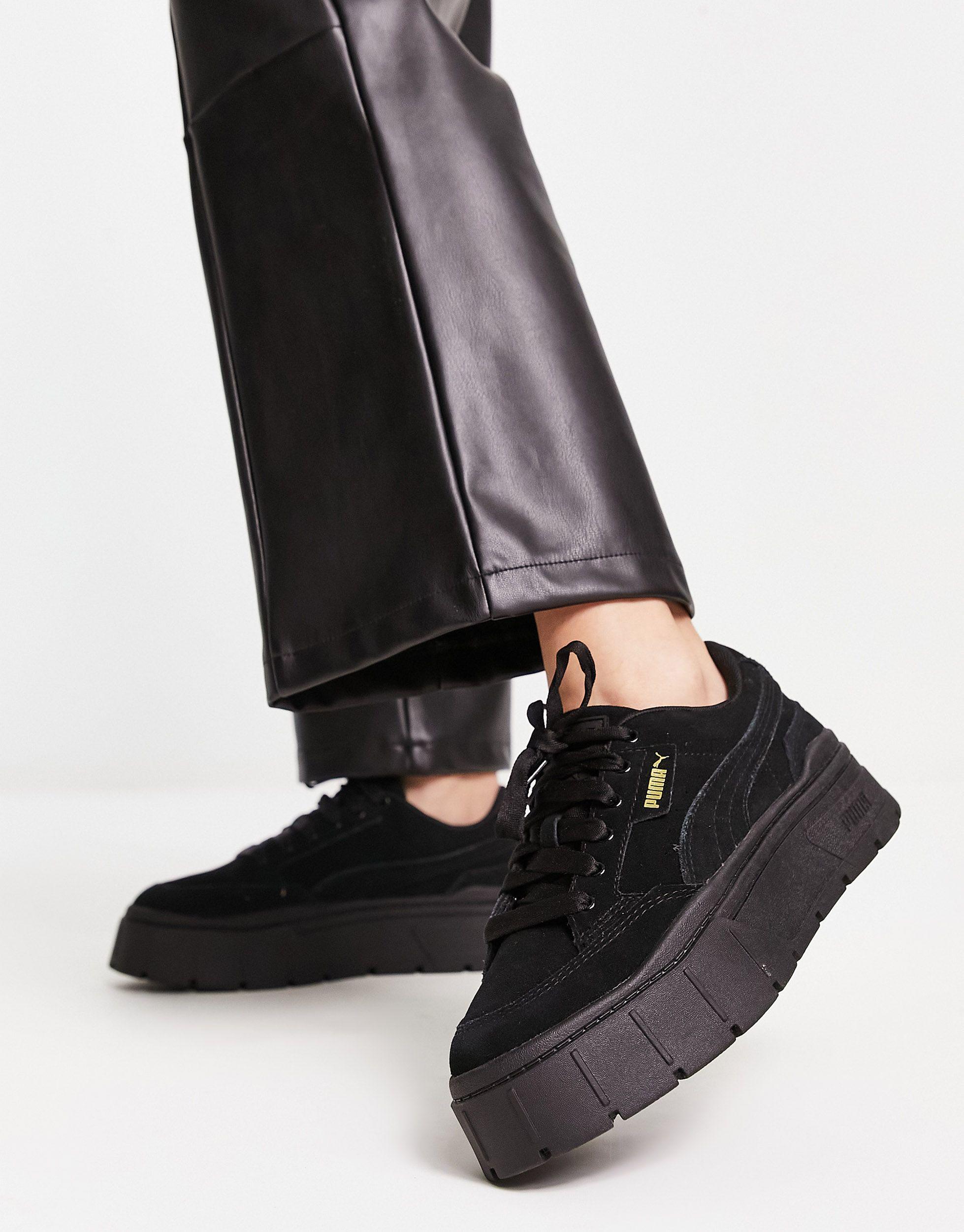 Michelangelo nær ved Bore PUMA Mayze Stack Trainers in Black | Lyst