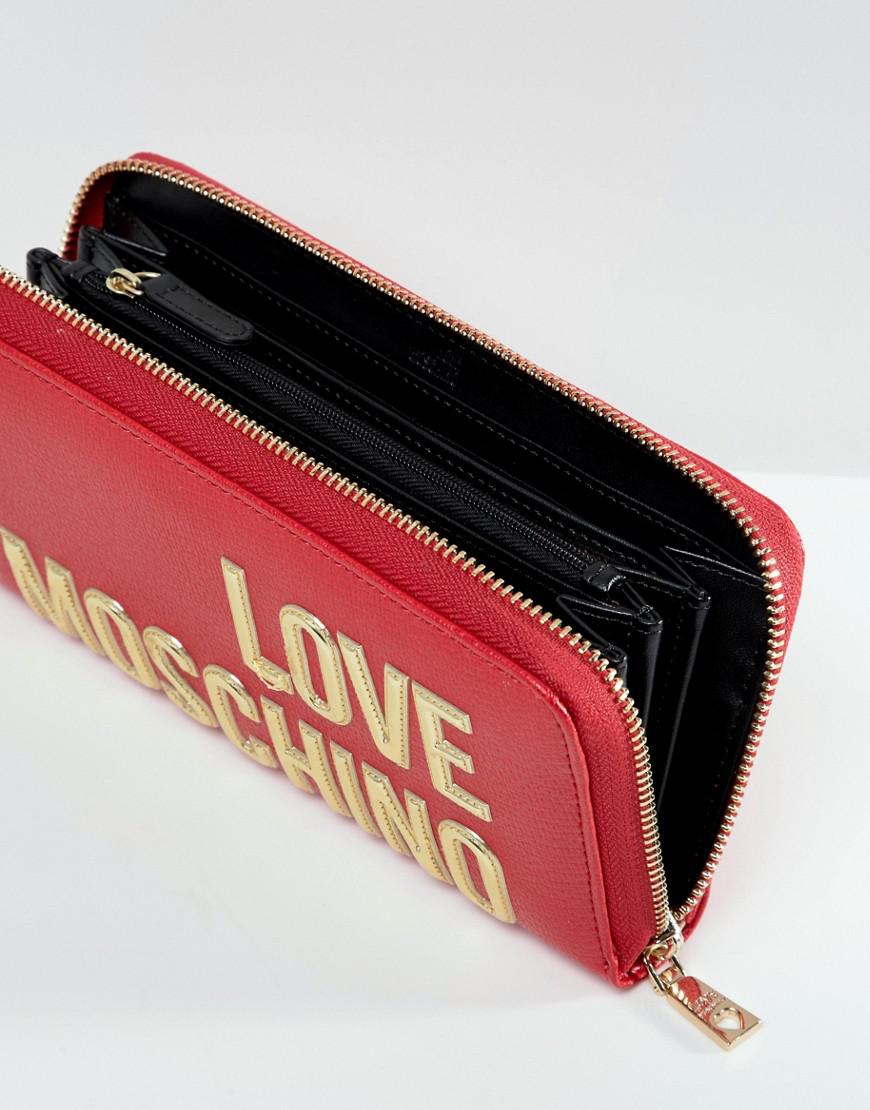 red moschino purse