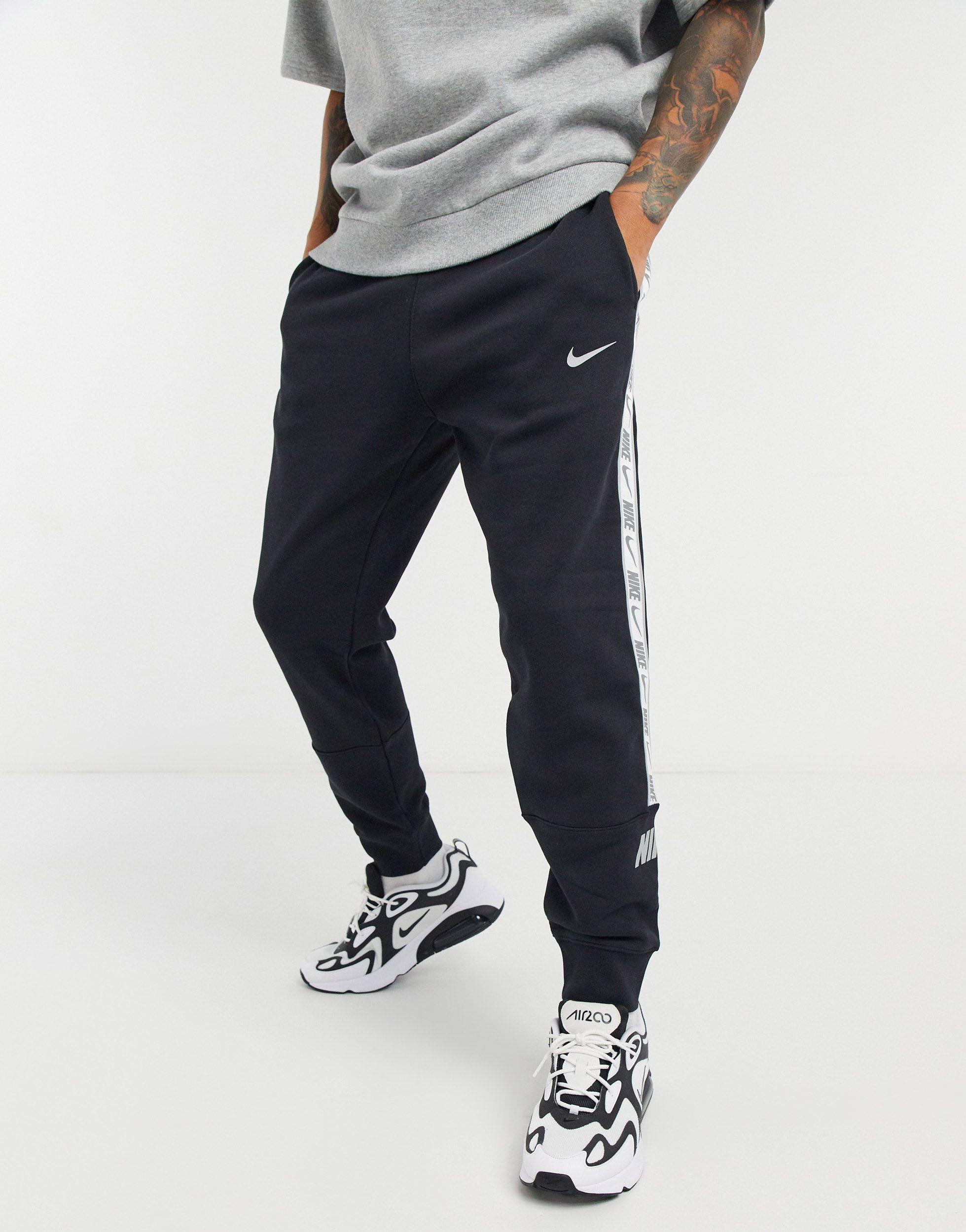 Repeat Pack - Jogger avec bandes à logo Nike pour homme en coloris Noir |  Lyst