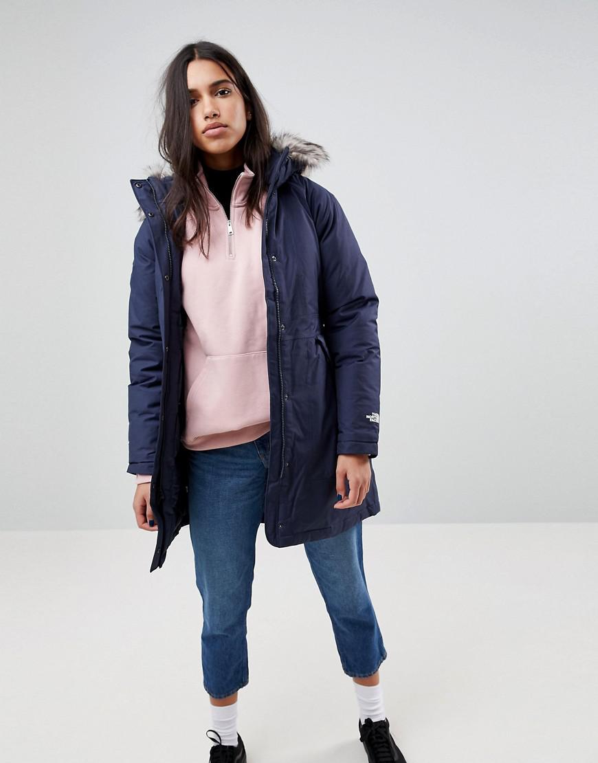 The North Face Arctic Parka Women's Parka In Multicolour in Navy (Blue) -  Lyst