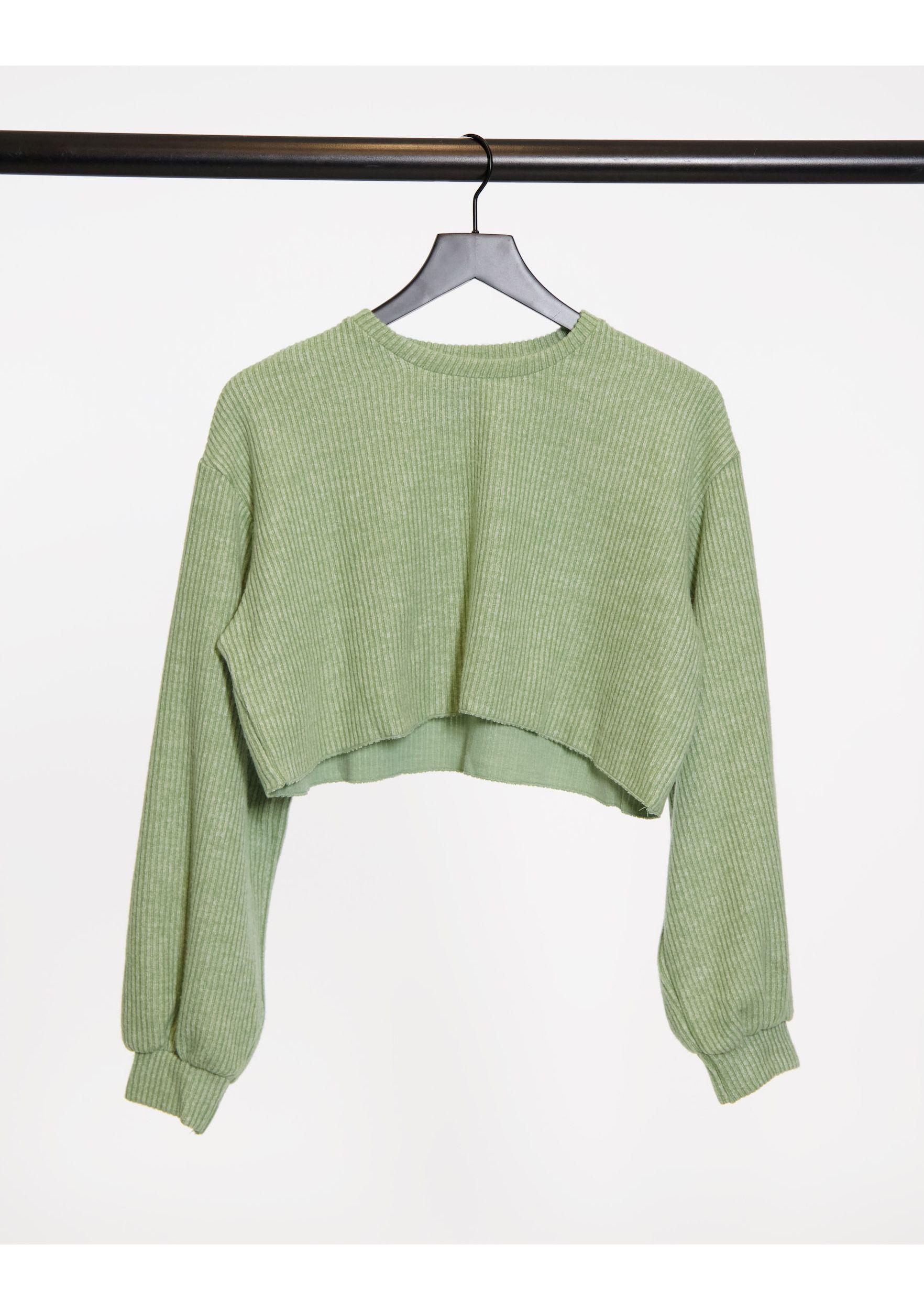 ribbed cropped sweater