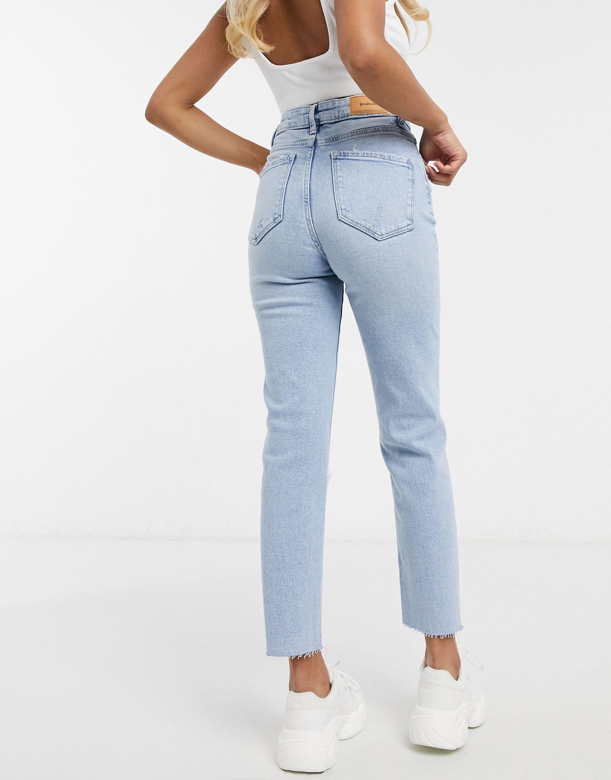 Stradivarius Denim Petite Cotton Slim 