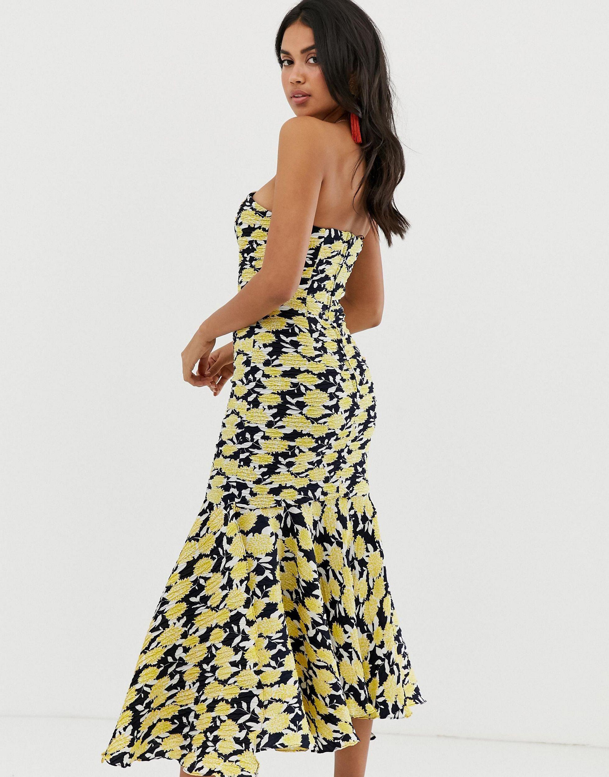 Cmeo yellow dress top