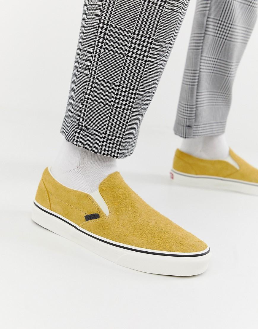 vans daim jaune