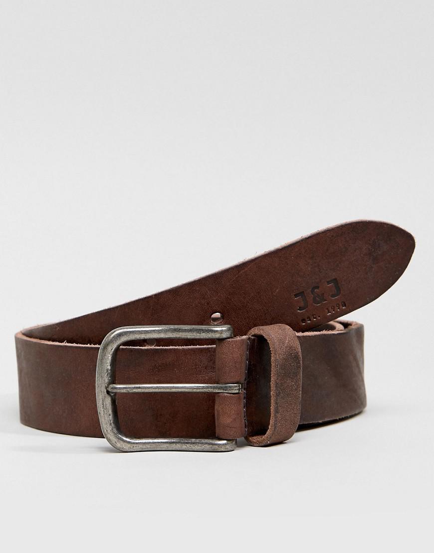 jack and jones leather belt
