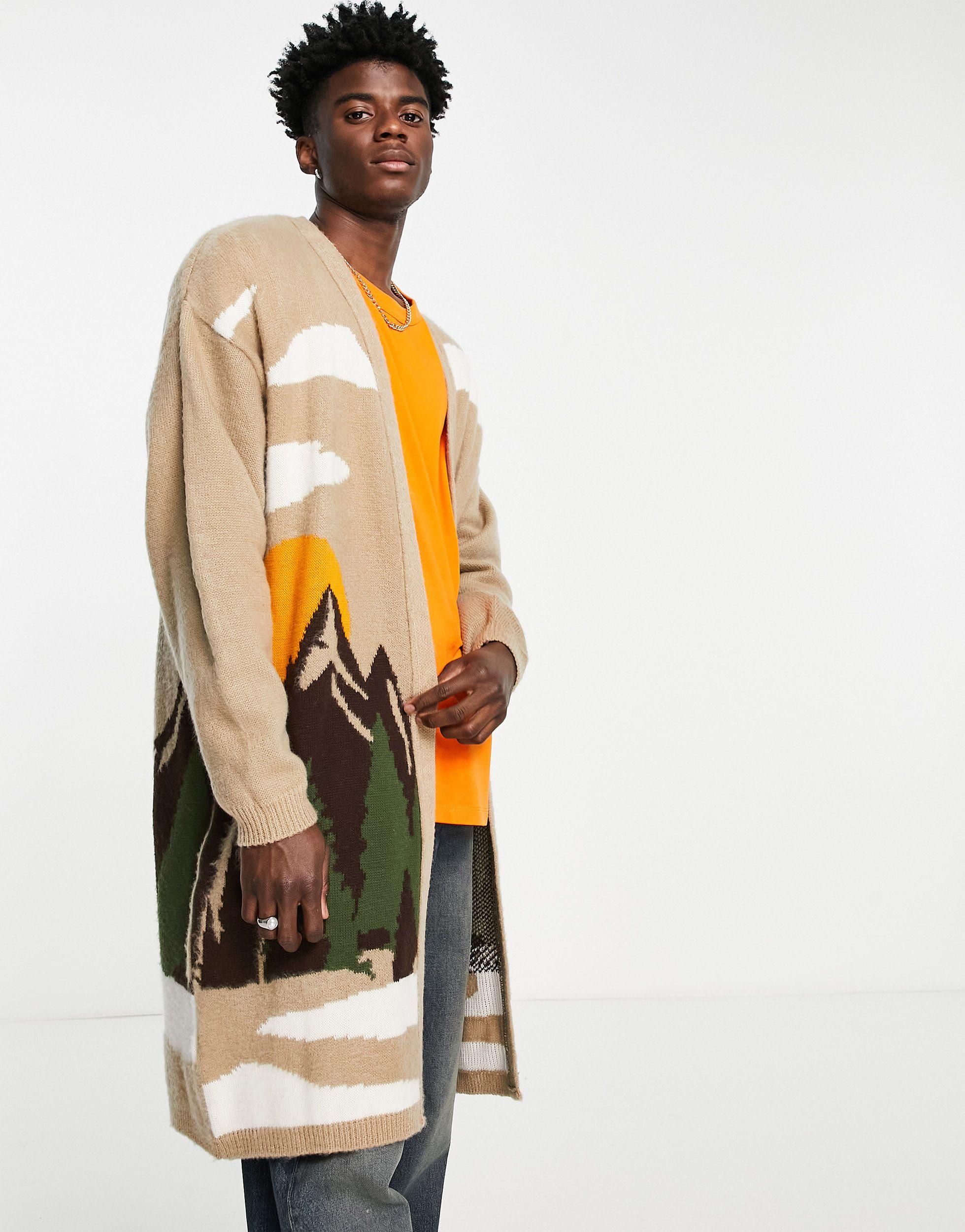 asos longline cardigan