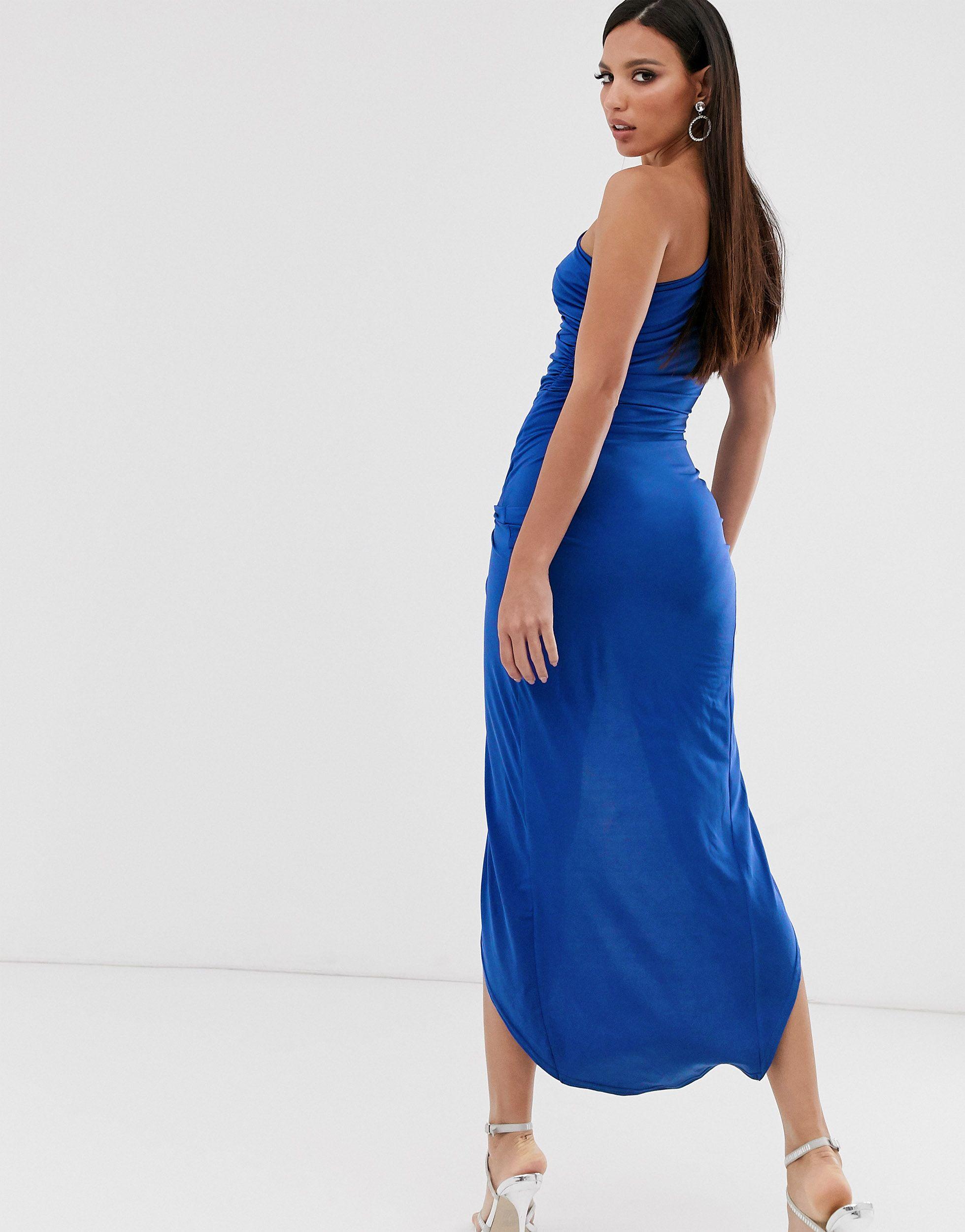 john zack one shoulder dress
