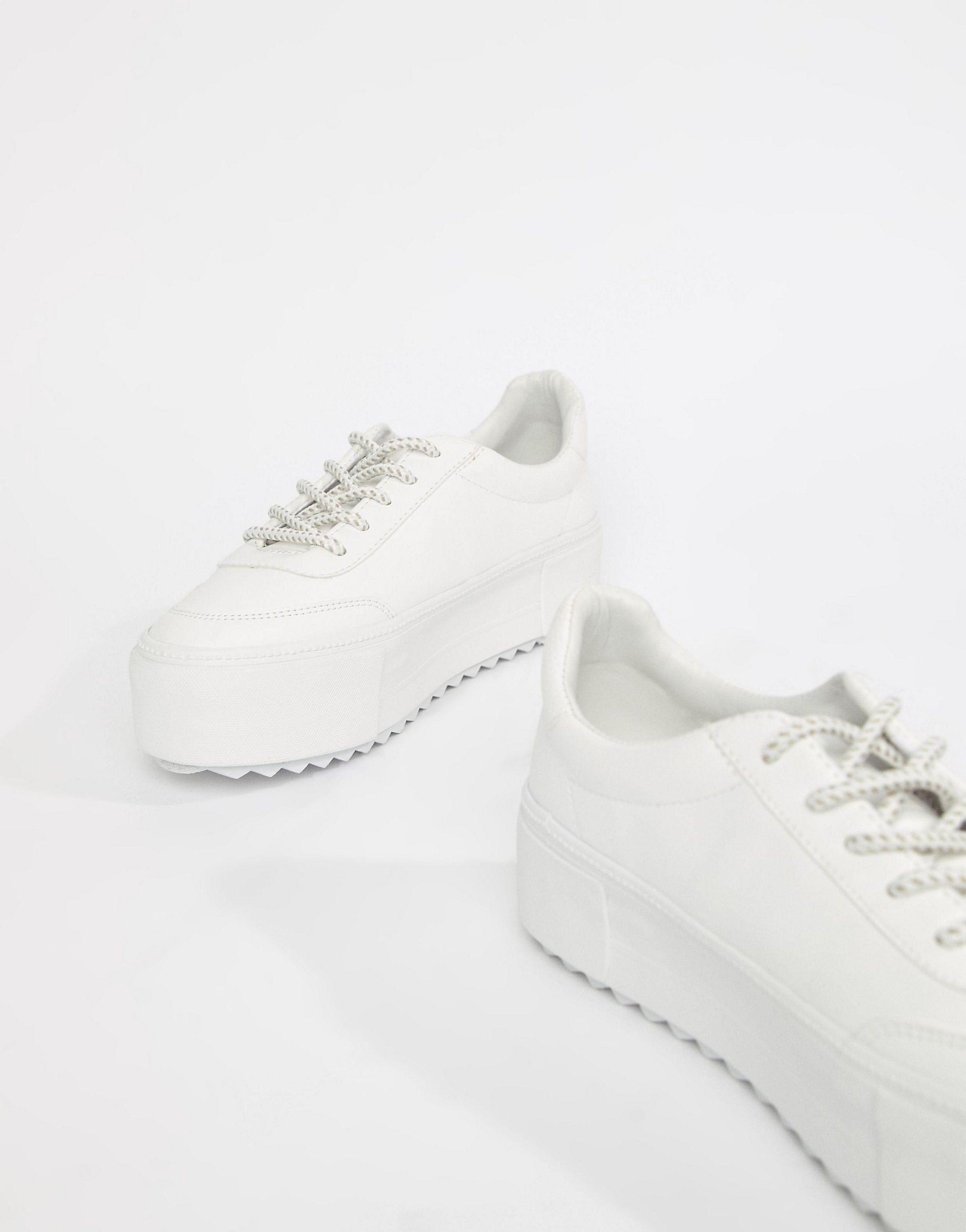 Zapatillas Bershka de color Blanco | Lyst