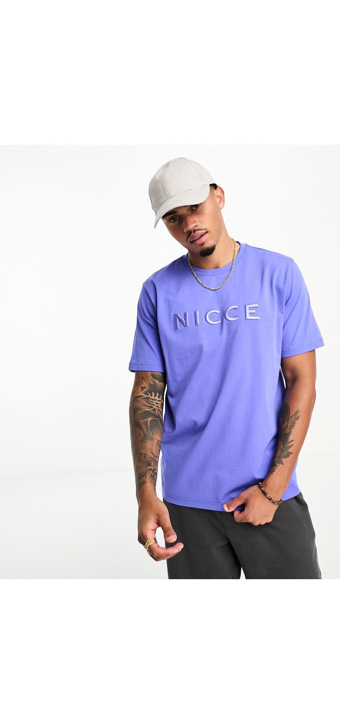 Nicce London Mercury T-shirt in Blue for Men | Lyst