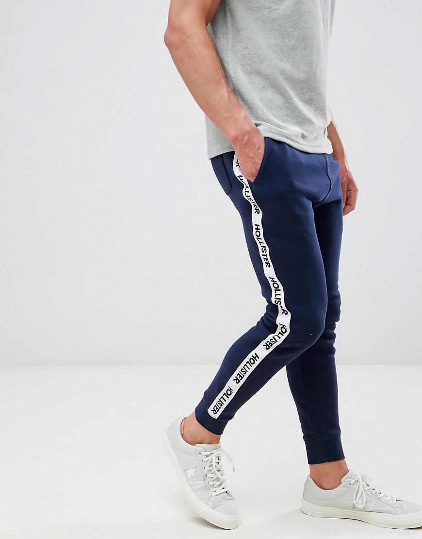 tapered tricot track pants hollister