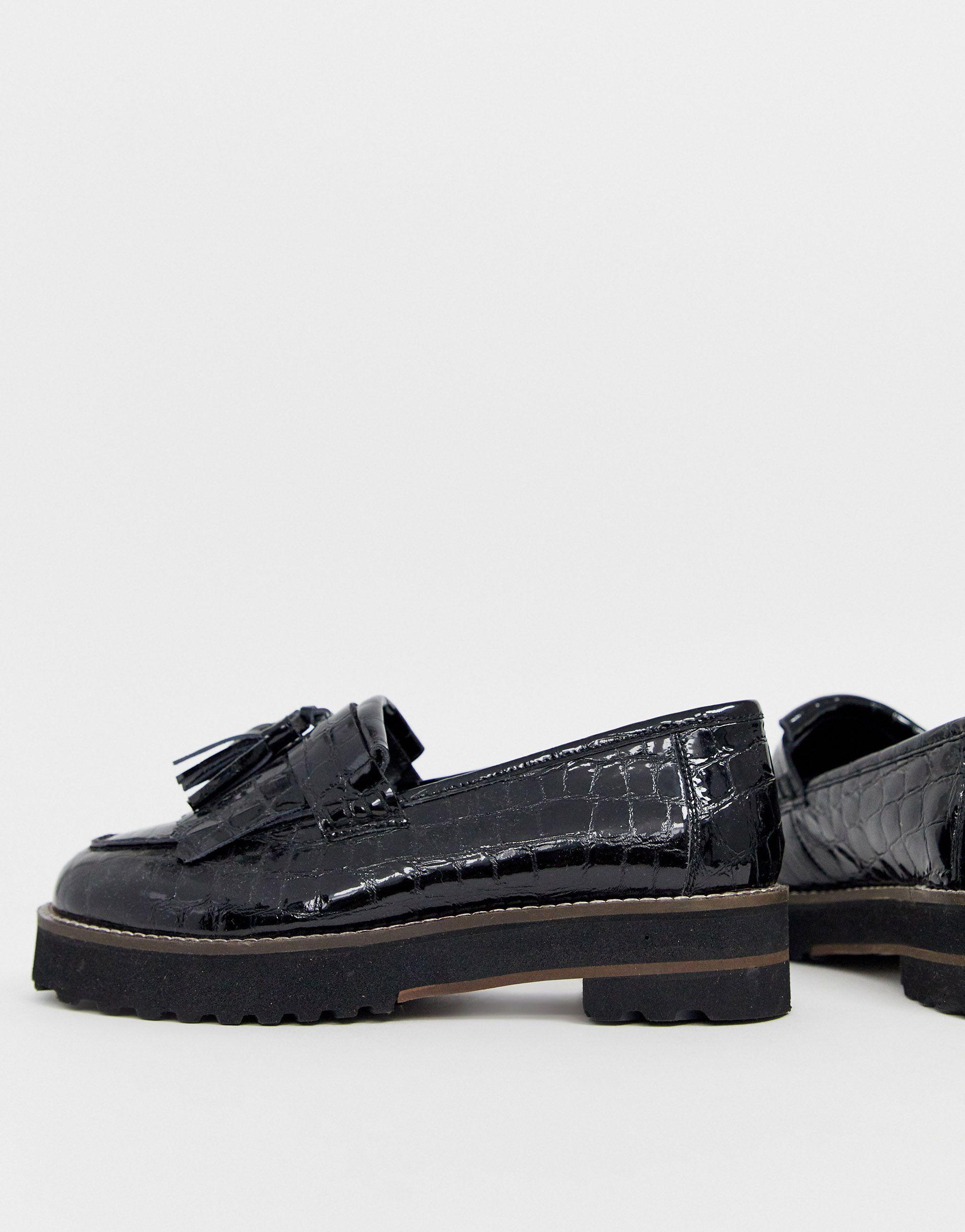 wide fit chunky loafers