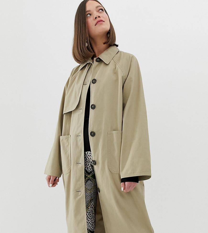 beige lightweight coat