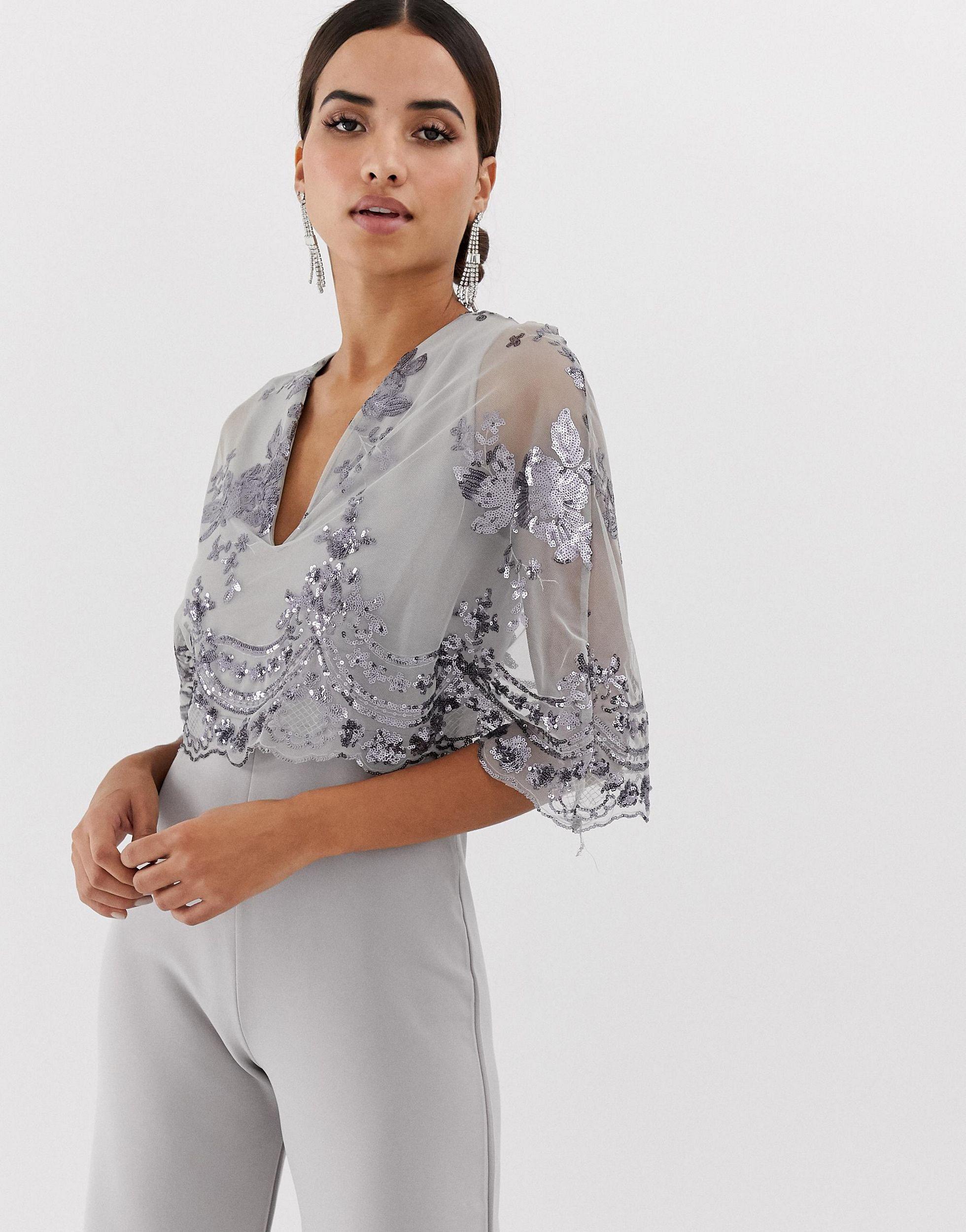 club l sequin jumpsuit