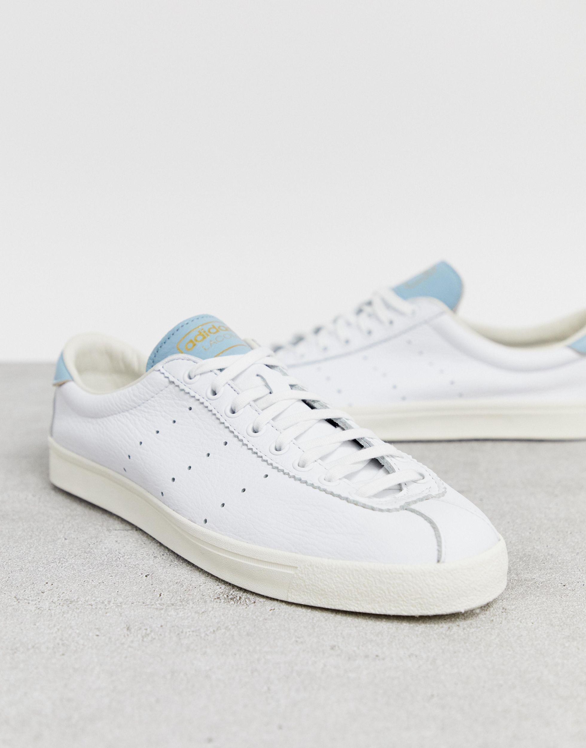 adidas Originals Lacombe Leather Trainers White for Men Lyst UK